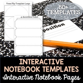 Preview of FREE - Interactive Notebook Templates - Blank!