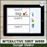 FREE Interactive Sight Words with Google Slides™