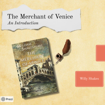 Preview of FREE Introduction to The Merchant of Venice Slides