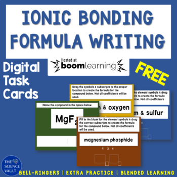 Preview of FREE Ionic Bonding Formula Writing & Naming