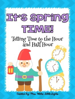 Free It S Spring Time Telling Time By Mrs W Tpt