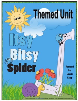 Preview of Itsy Bitsy Spider Theme Set -Kindergarten