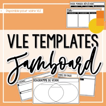 Preview of FREE Jamboard Templates in FRENCH | Graphic Organizer