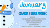 FREE ~ January Bell Work for Grade 3 (Ontario Math / EQAO)