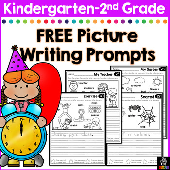 FREE January Writing Prompts for Kindergarten to Second Grade | TPT