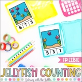 FREE Jellyfish Counting Clip Cards | Count up to 10 | One-