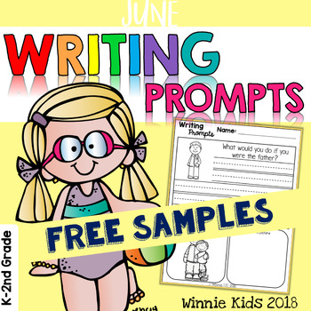 FREE June Writing Prompts by Winnie Kids | Teachers Pay Teachers