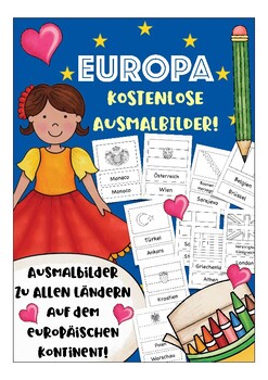 Preview of FREE / KOSTENLOS German / Deutsch: EUROPA - Länder, countries in EUROPE