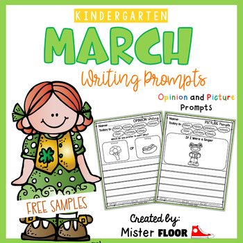 FREE Kindergarten Writing Prompts: Opinion Writing & Picture Prompts ...