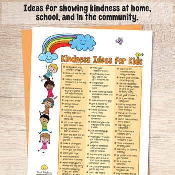 random act of kindness ideas for kids