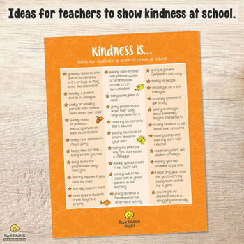 FREE Kindness Is... Poster for Teachers by Ripple Kindness Project for ...