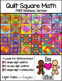 FREE Kindness Math Art - Quilt Square