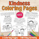 FREE Kindness Superpower Coloring Pages - Writing Activity