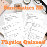 FREE! Kinematics 2D Physics Quiz Bundle, Retakes, & Key Included!