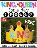 FREE King or Queen for a day Crowns and Reward Coupons