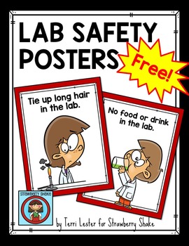 Preview of FREE LABORATORY SAFETY POSTERS