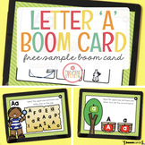FREE LETTER Aa FREE BOOM CARDS™