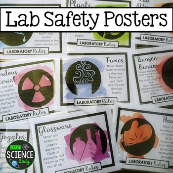 Preview of FREE Lab Safety Posters