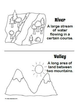 I. Introduction to Coloring Books for Learning About Different Landforms