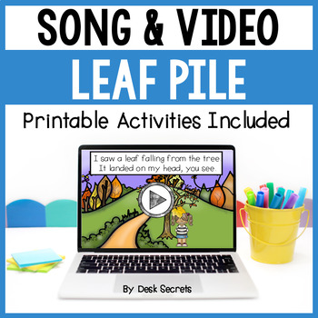 Preview of FREE Leaf Poem Song & Video With Fall Writing Activities & More