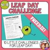 Leap Day Challenge FREEBIE - Fun, Engaging, No-Prep Activi