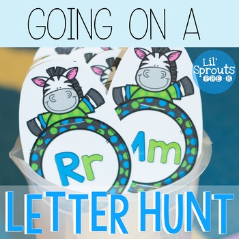 Preview of FREE - Learn Letters Activity - Letter Hunt PreK, Kindergarten