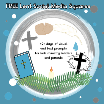 Preview of FREE Lent Social Media Pack