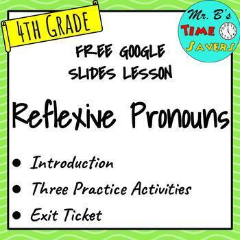 Preview of FREE Lesson: Reflexive Pronouns 4th Grade Grammar