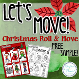FREE Let's Move! Christmas Roll & Move Sample