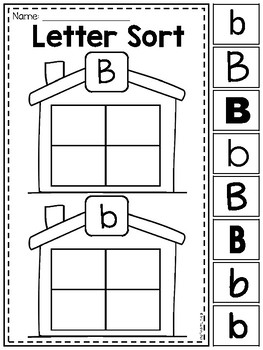 FREE Letter B Alphabet Worksheets by My Teaching Pal | TpT