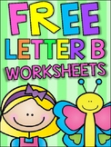 FREE Letter B Alphabet Worksheets