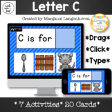 FREE Letter C Digital Task Cards (Boom Learning™)