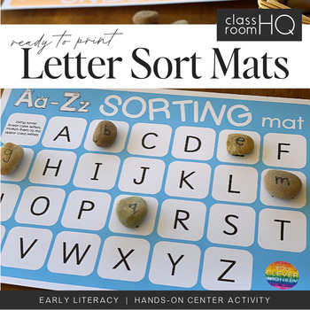 👉 A to Z on Letter Tiles - Template Printable - Twinkl