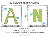 FREE Leveled Book Bin Labels, A-N