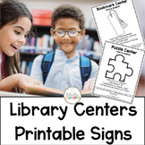 FREE Library Center Signs