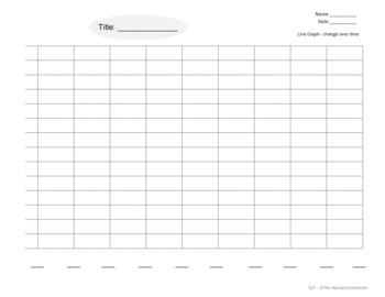 Preview of FREE - Line Graph Template (editable)