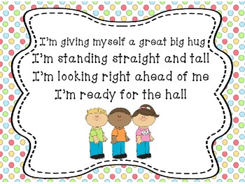 {FREE} Line Up Chant/Poem Poster by Kindergarten Krysta | TpT