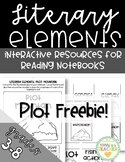 FREE Literary Elements Foldables for Plot in Interactive N