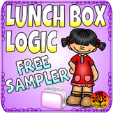 FREE Logic Puzzles Lunch Box Lunchbox Food Centers Activities Brain Teasers