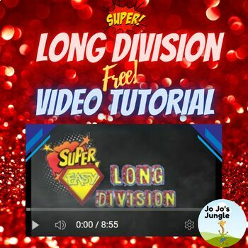 Preview of FREE Long Division Video Tutorial