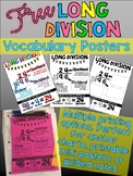 FREE Long Division Vocabulary Posters