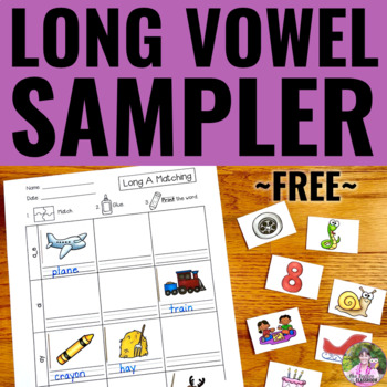 Preview of FREE Long Vowel Activity Sampler