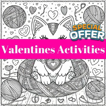 Preview of Thanksgiving FREE Love Activity: A Valentine’s Day Coloring Pages Book