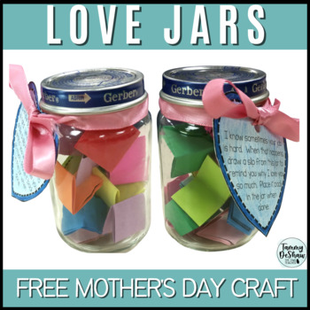 Preview of FREE: Love Jars (Holiday Craft)