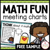 FREE MATH MEETING CHARTS - DIGITAL AND PRINTABLE FREE SAMPLE PACK