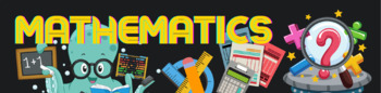 Preview of FREE MATH Virtual BANNER | Google Classroom Banner | FREEBIE