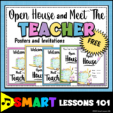FREE MEET the TEACHER Template Editable OPEN HOUSE POSTERS