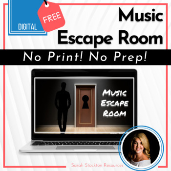 Preview of FREE MUSIC Escape Room | Digital Escape Room