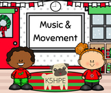 FREE!! MUSIC & MOVEMENT Christmas Choice Board (Google Slide)
