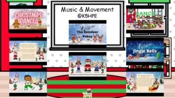 Preview of MUSIC & MOVEMENT Christmas Choice Board (PDF Slide)